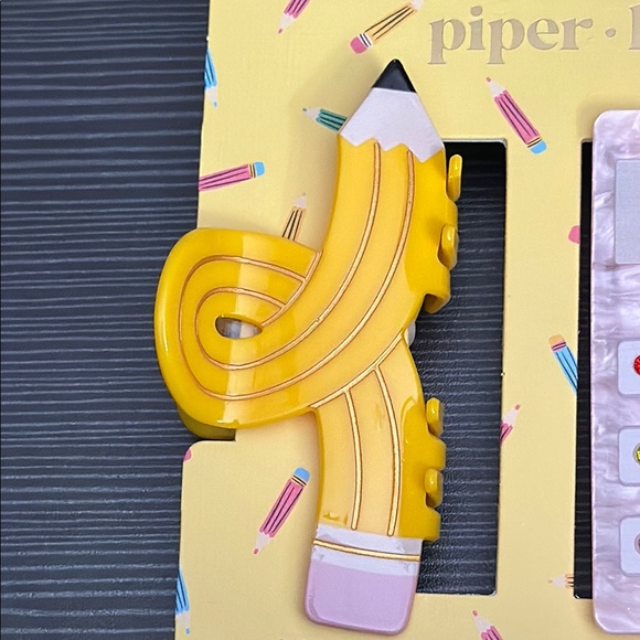 Piper K Back To School Hair Clip Set - Picture 2 of 3